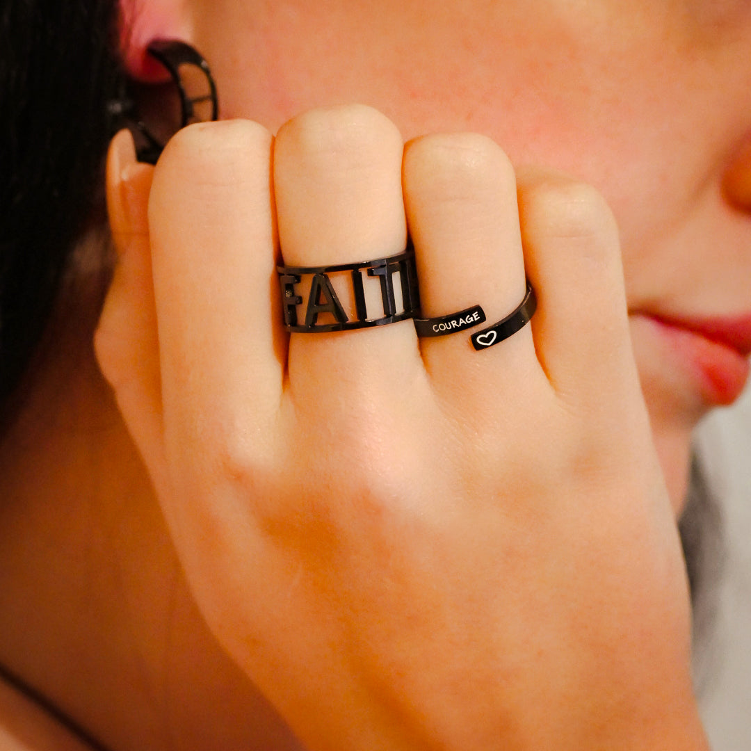 Faith Statement Ring